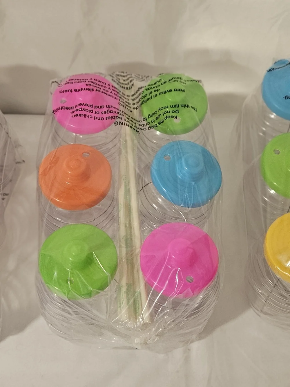 Colorful plastic party cups shaped like traditional Vitrolero #157